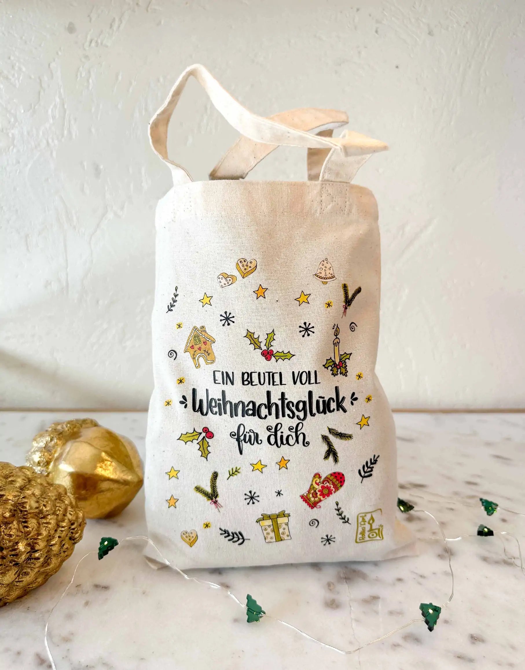 Geschenktäschchen "Weihnachtsglück"-RollinArt